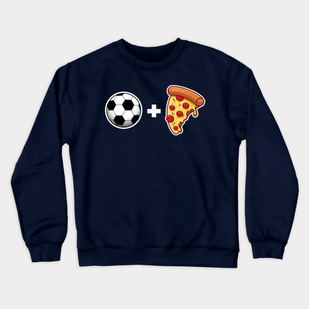 Football and Pizza lovers Crewneck Sweatshirt by Digifestas